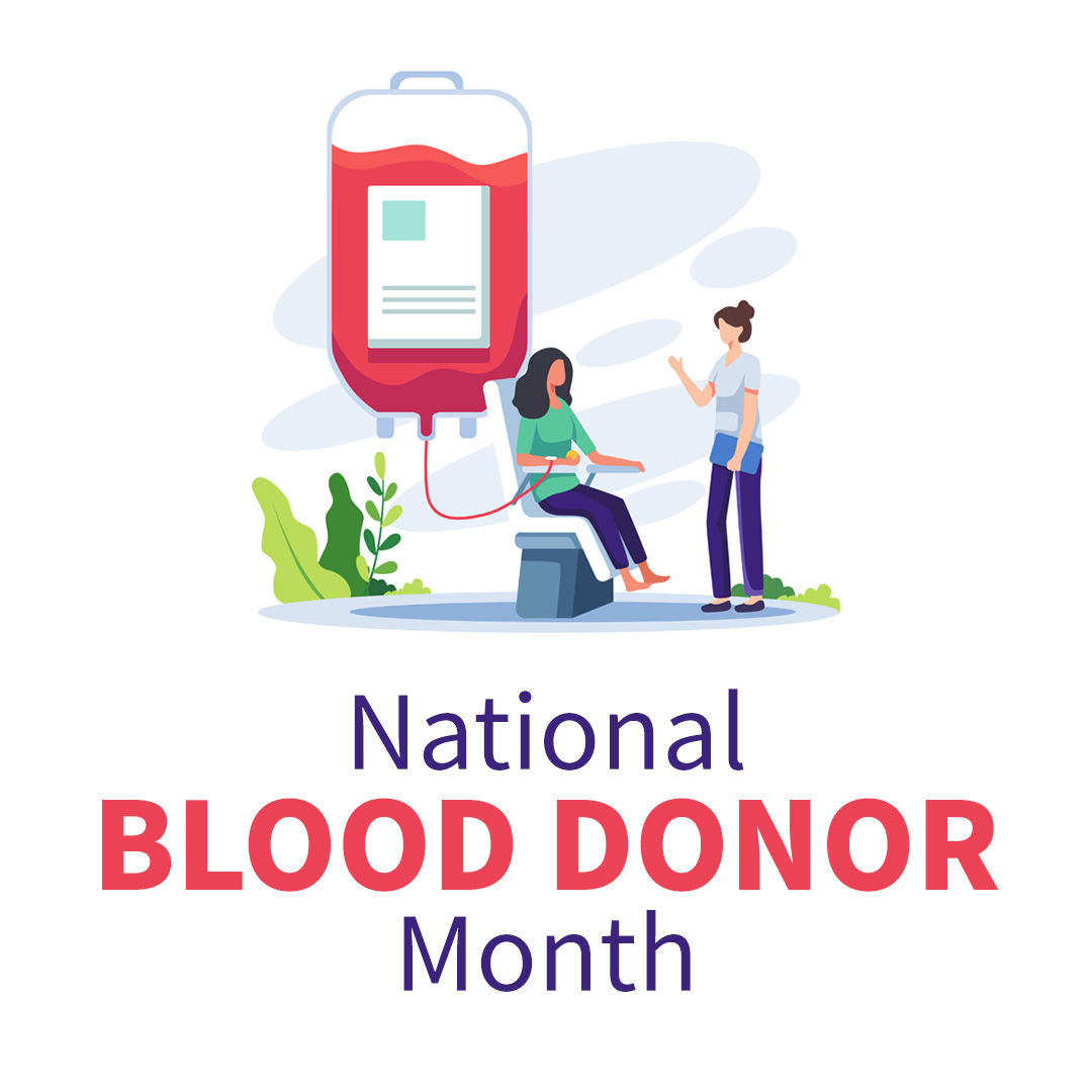 National Blood Donor Month